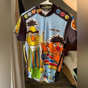 Pearl Izumi X Sesame Street Cycling Jersey, Bert and Ernie - Men’s Medium